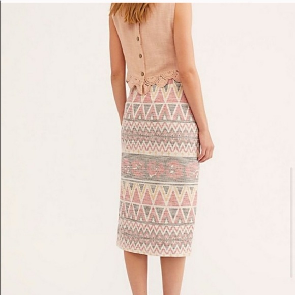 Free People Mendocino aztec midi skirt - Picture 4 of 7